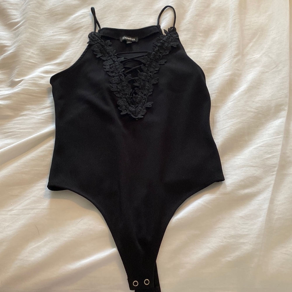 Sexy black body suit